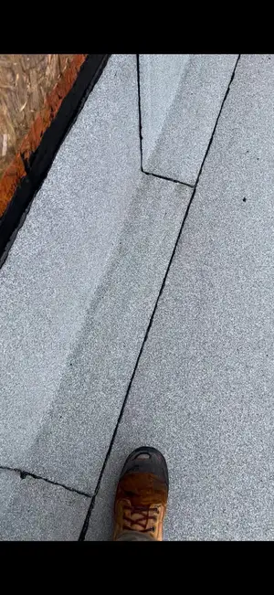 Bitumen Membrane Seals Hidden Gutters to Stop Ceiling Leaks.