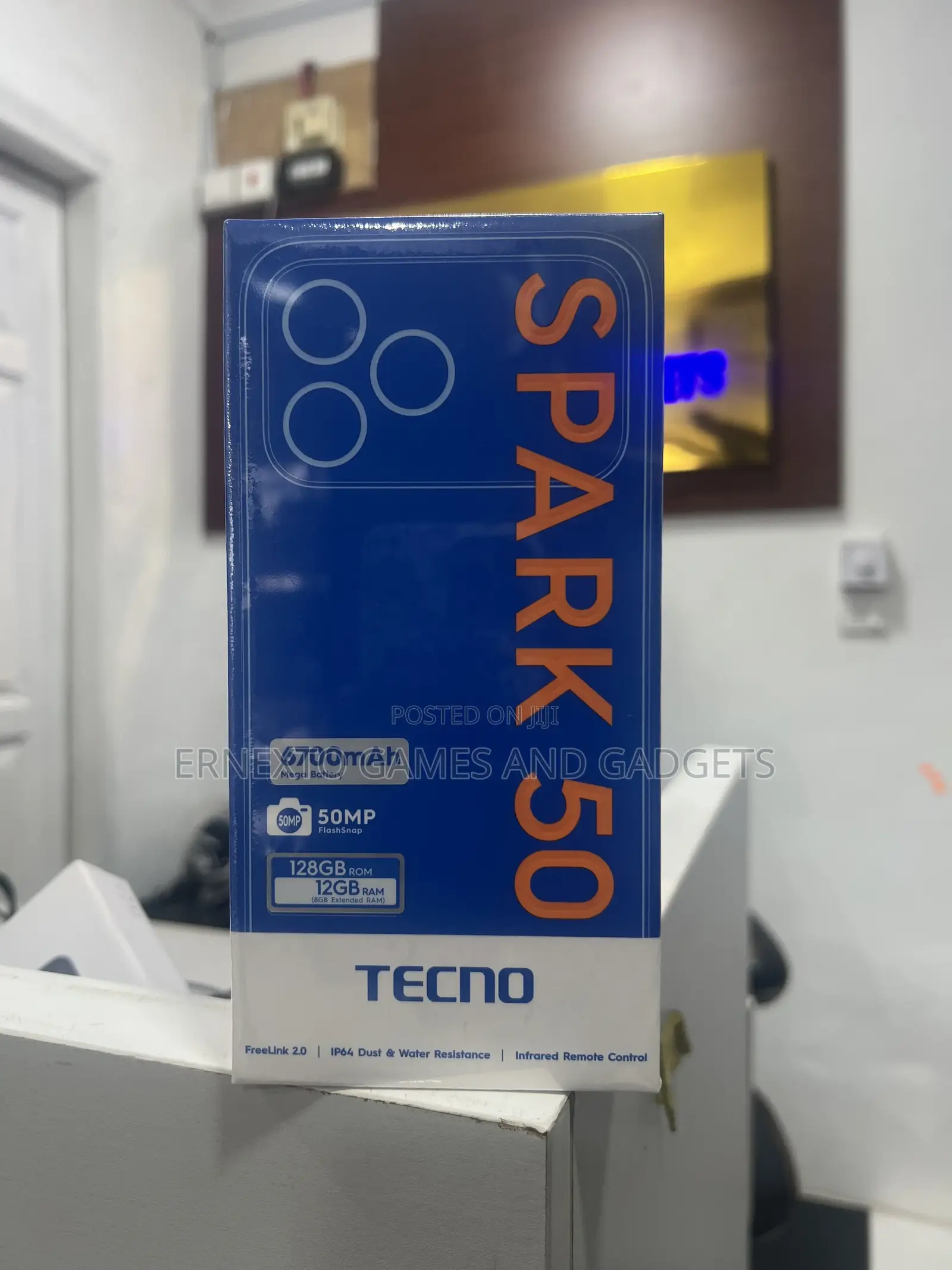 New Tecno Spark 50 128 GB Black