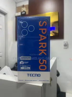 New Tecno Spark 50 128 GB Black