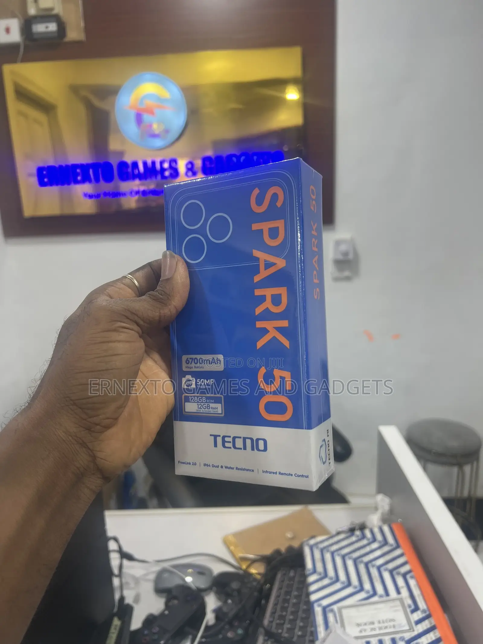New Tecno Spark 50 128 GB Black