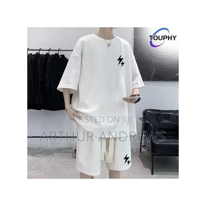 Men's Shirts Short Sleeve T-Shirt Shorts Set