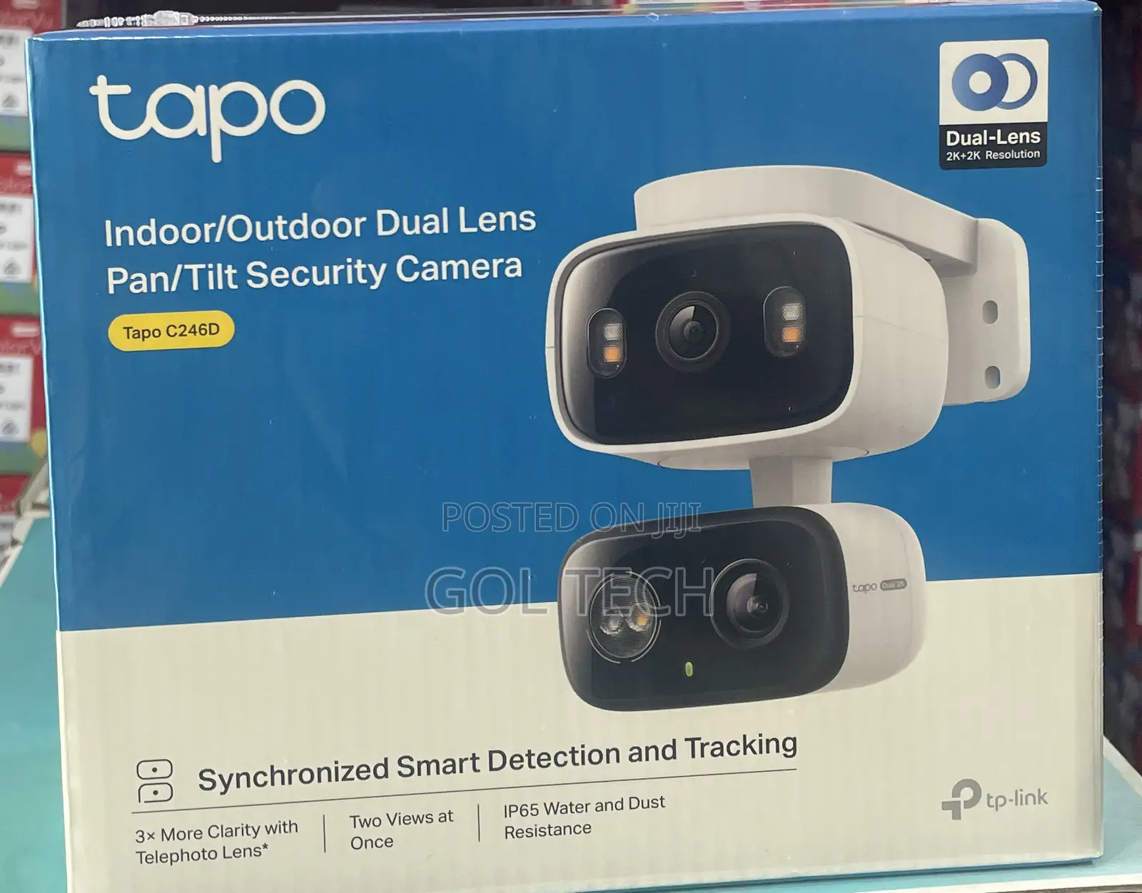 Tapo Indoor/Outdoor Dual Lens Tapo C246D