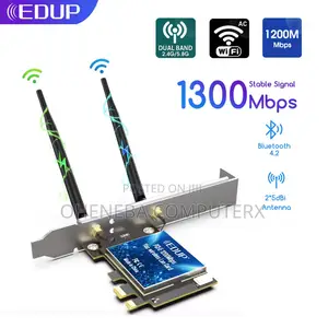 EDUP WIRELESS PCI-E AX210 WiFi 6e/Bt 5.4 Desktop Network Card