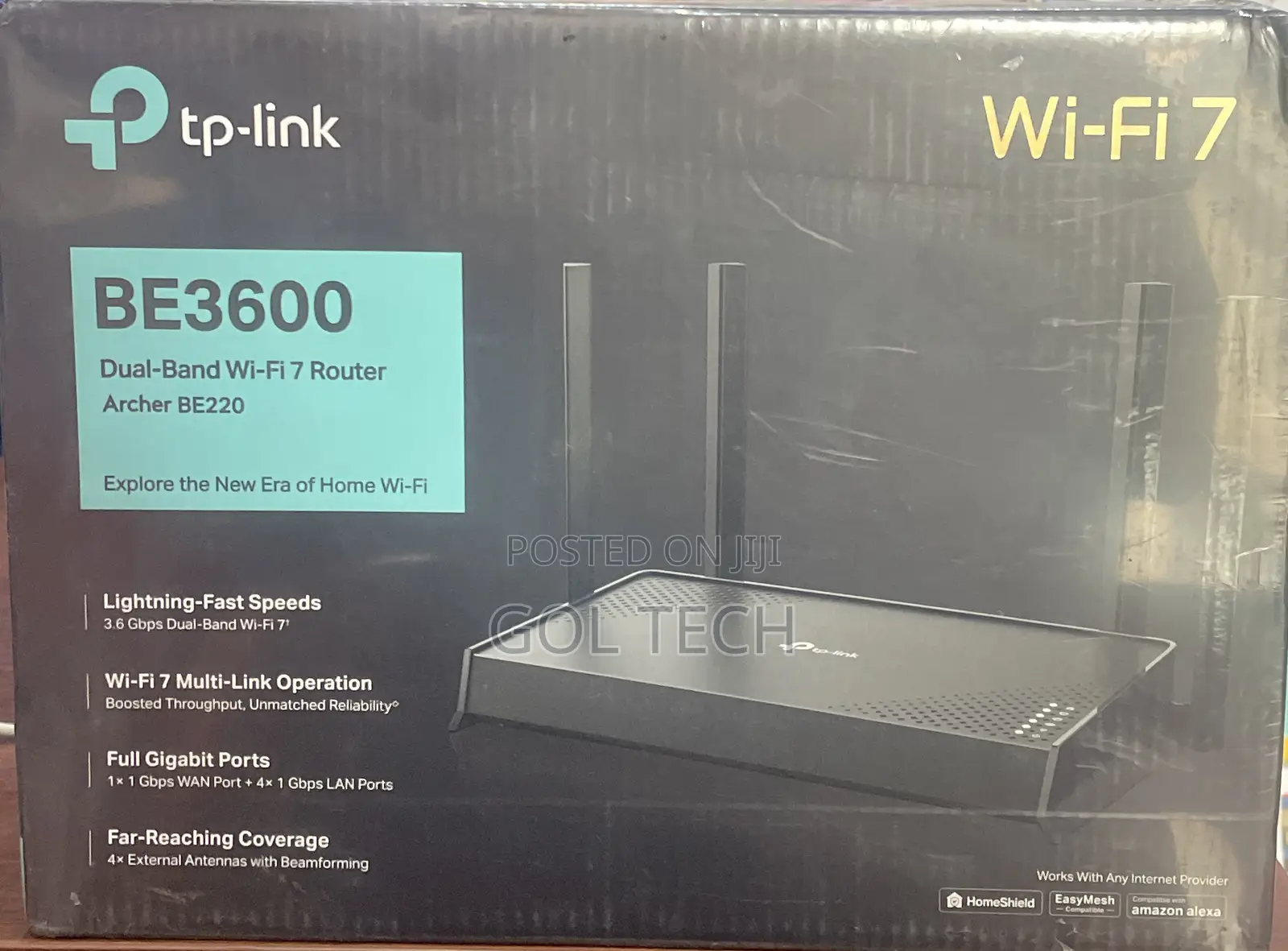 TP-Link BE3600 Dual Band WiFi 7 Router
