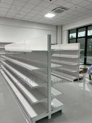Heavy Duty Double-Sided Supermarket Shelves | Retail Display Rack