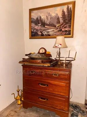 Antique Wardrobe and Picture Frame