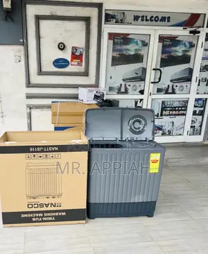 Get Affordable Nasco Twin Tub Electric Washing Machine(Gray)Spin Dry 