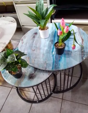 2 in 1 Marble Center Table