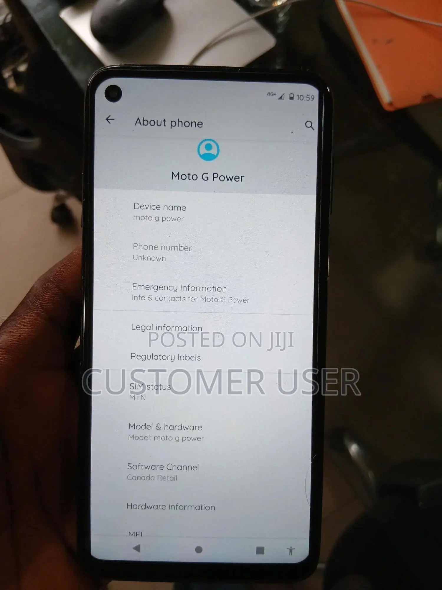 Motorola Moto G Power (2022) 64 GB Black