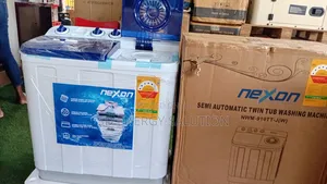 Nasco 7KG Twin Tub Washing Machine – Powerful Cleaning