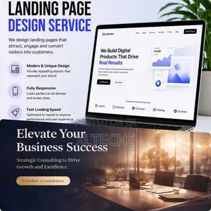 Professional Landing Page Design for Businesses Campaigns
