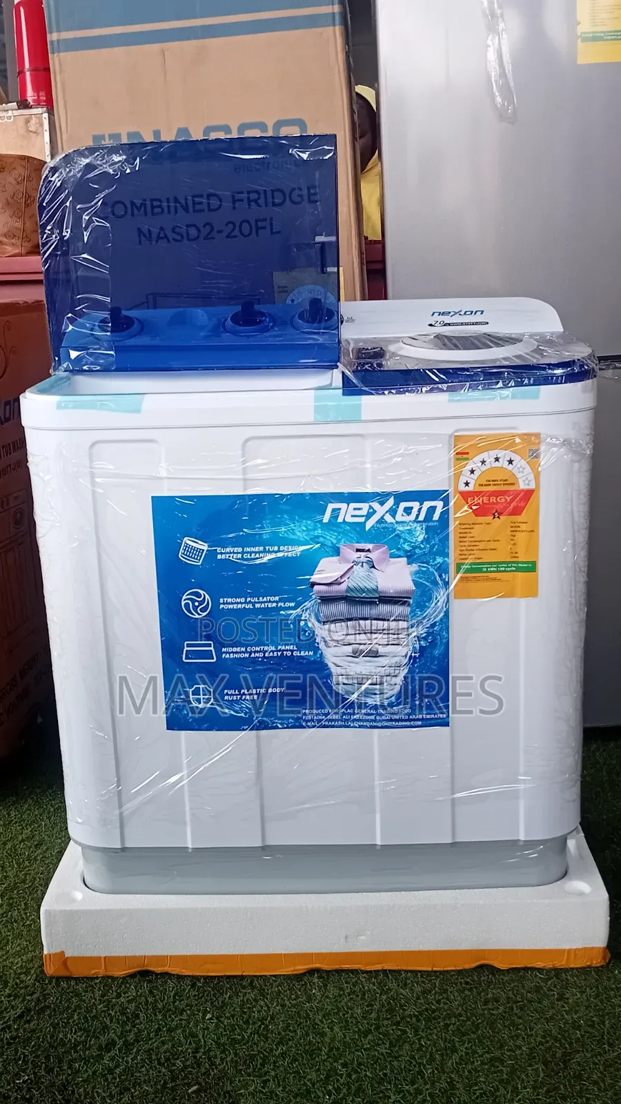 Nexon 7KG Efficient Twin Tub Washer 7kg