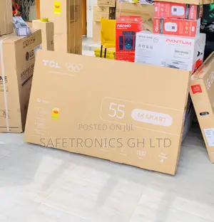 Quality Flameless TCL 55′′ UHD Smart Android Television