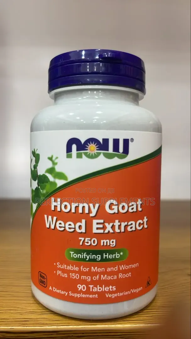NOW Horny Goat Weed Extract 750 Mg Tablets Tonifying Herb*