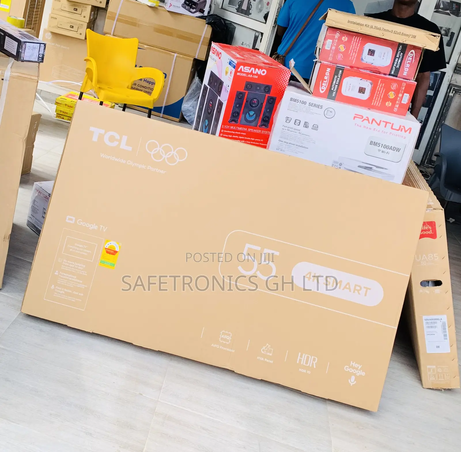 Shop Premium TCL 55′′ UHD Smart Android Television
