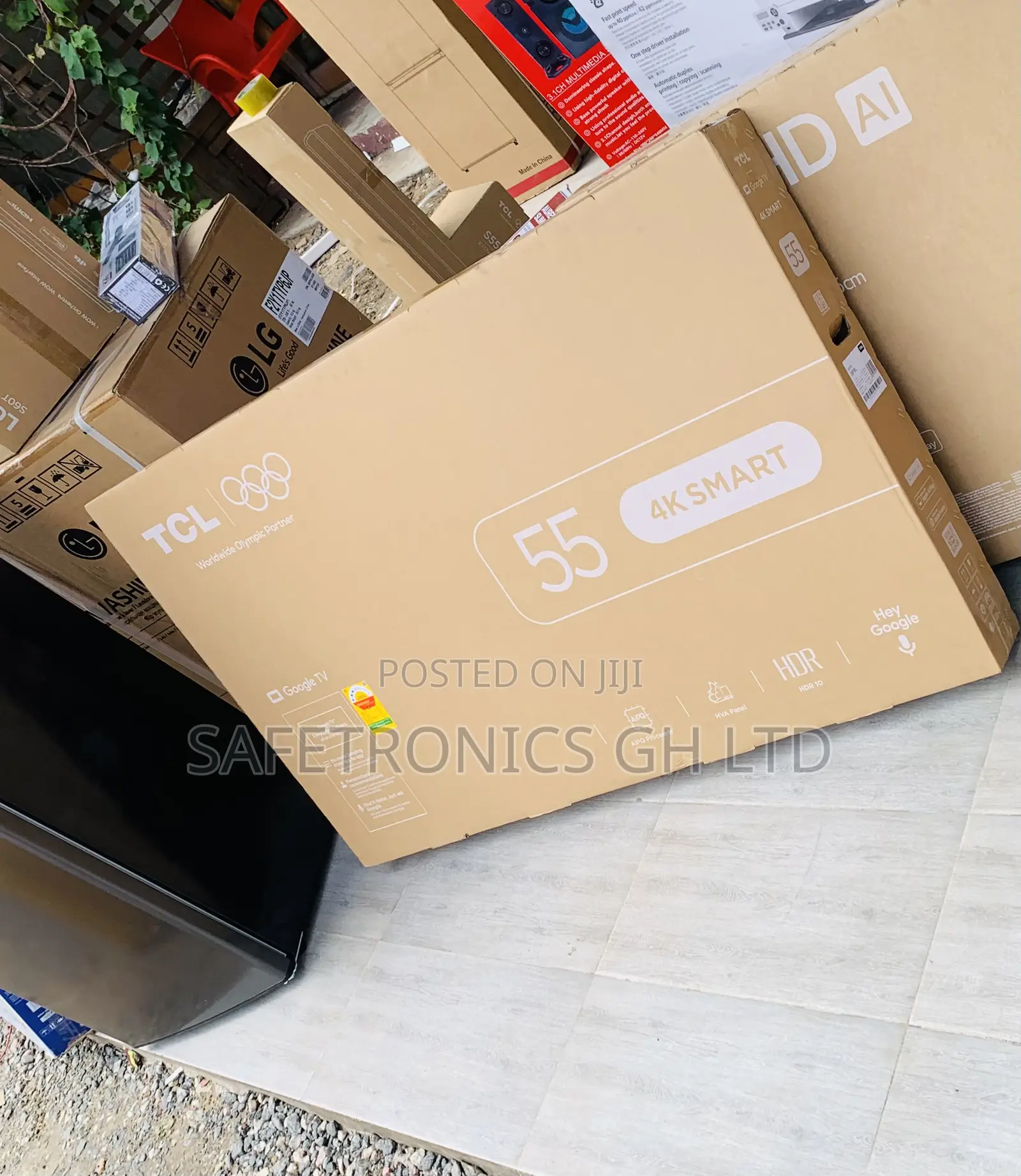 Long Lasting Sleek TCL 55′′ UHD Smart Android Television