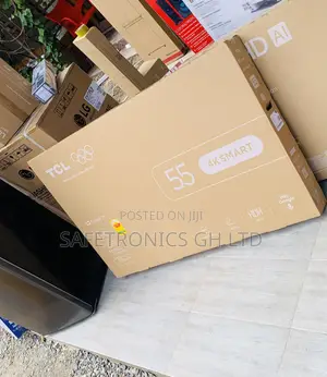 Long Lasting Sleek TCL 55′′ UHD Smart Android Television