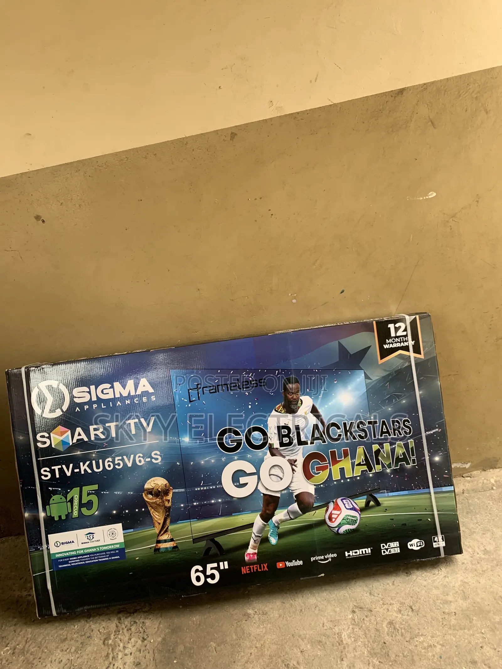 Affordable Sigma 65inch Smart Android UHD TV