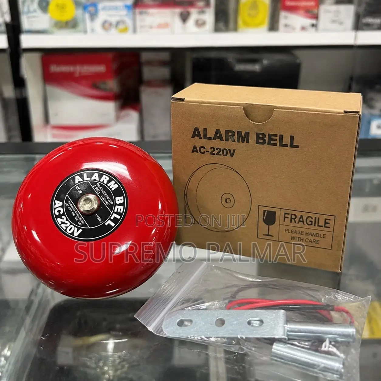 6 Inch Electric Fire Alarm Bell 220V AC – Industrial Fire Safety Alarm
