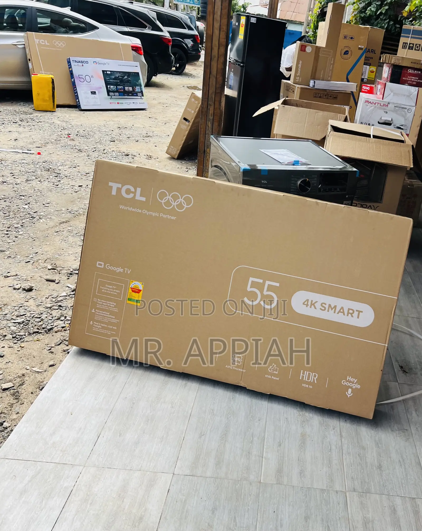 Lovely Design TCL 55” Uhd Smart TV(2025 Model) Black