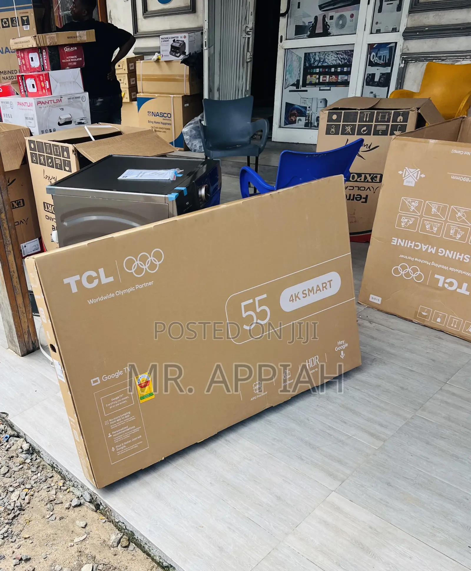 Lovely Design TCL 55” Uhd Smart TV(2025 Model) Black