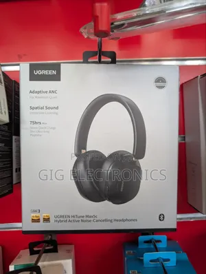 Ugreen HiTune Max5c Wireless Over Ear Headphones, Hybrid ANC
