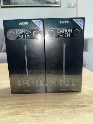 New Tecno Camon Slim 256 GB Black