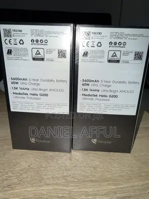 New Tecno Camon Slim 256 GB Black