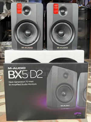 M-Audio BX5 D2 Active Studio Monitors, a 70-Watt Bi-Amplified System