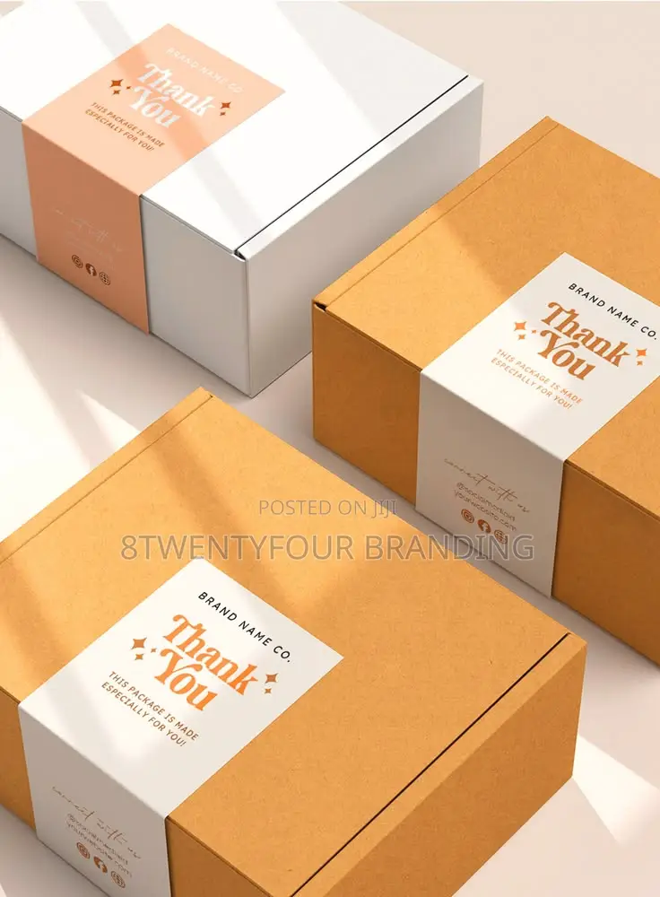 Thank You Package Labels and Stickers (MOQ: 150pcs)