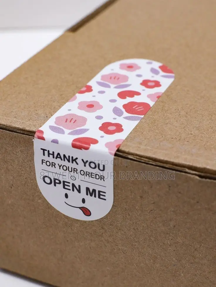 Thank You Package Labels and Stickers (MOQ: 150pcs)