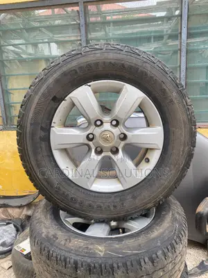 For SALE: Toyota Alloy Rims + Tires (Set of 5) — Barely Used