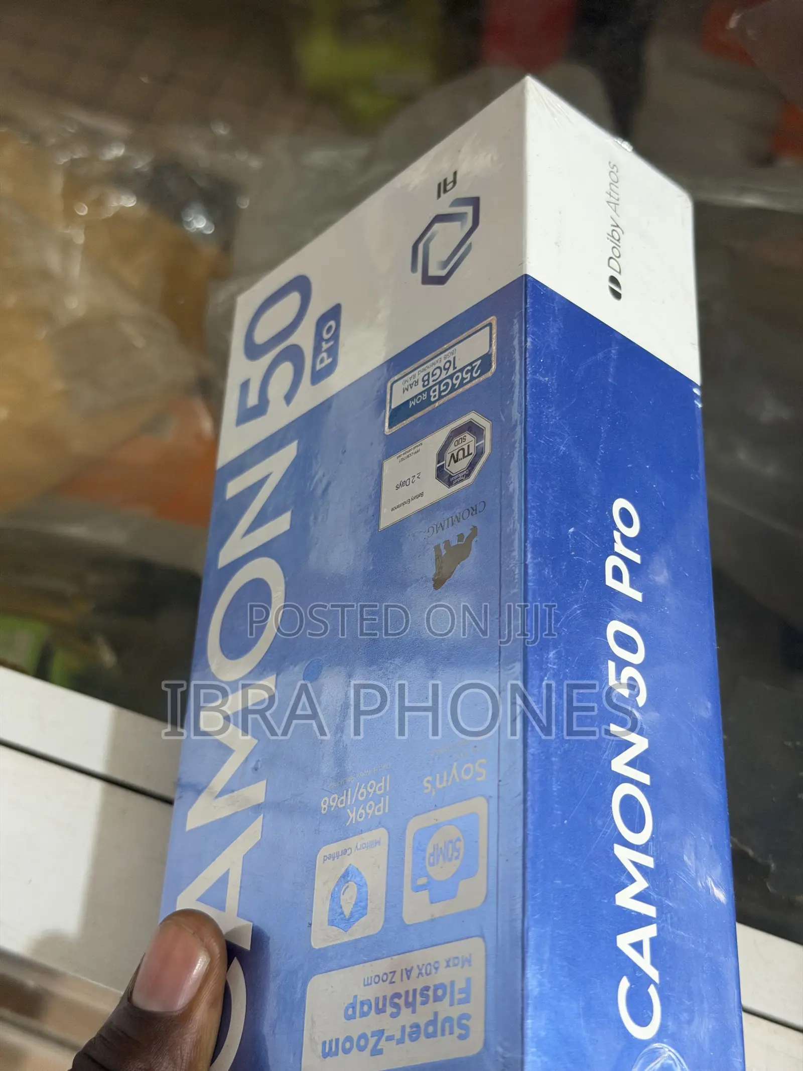 New Tecno Camon 50 Pro 256 GB Black