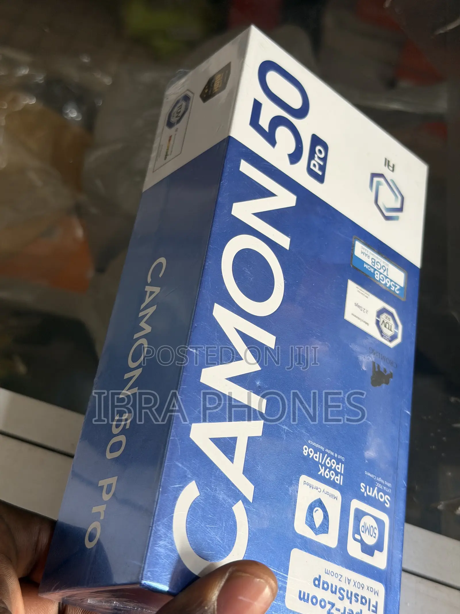 New Tecno Camon 50 Pro 256 GB Black