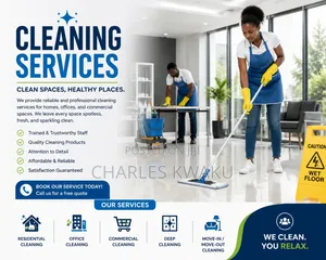 We Provide Cleaning Service for Residential, Commercial, Etc