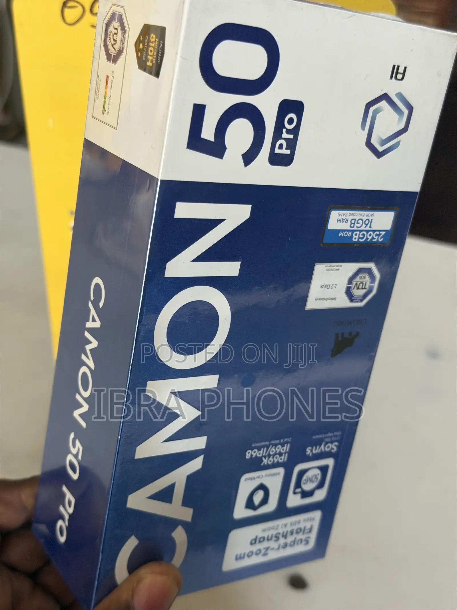 New Tecno Camon 50 Pro 256 GB Blue