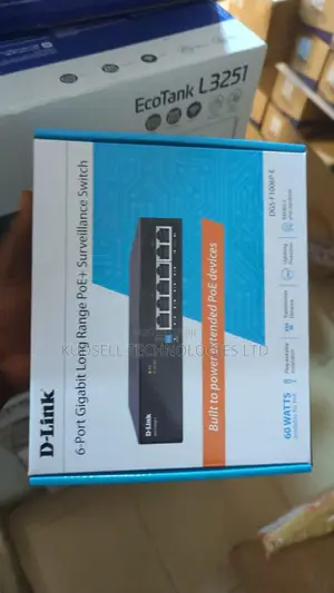 4GE PoE+ 1GE 1 SFP Uplink 250m PoE Switch DGS-F1006P-E