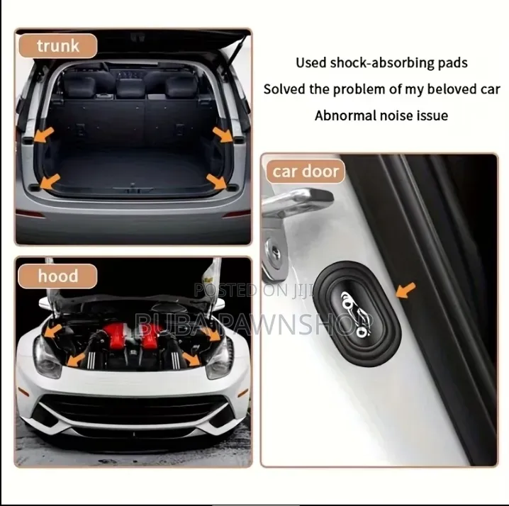20pcs Silicone Car Door Shock Absorbers - All Cars