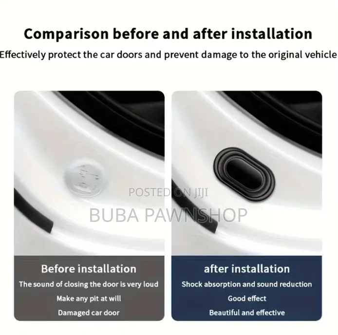 20pcs Silicone Car Door Shock Absorbers - All Cars