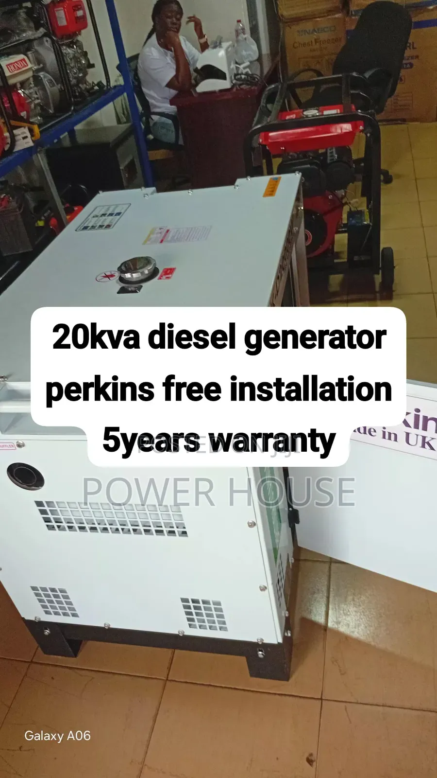 Original Perkins 20kVA Diesel Generator – Premium Quality