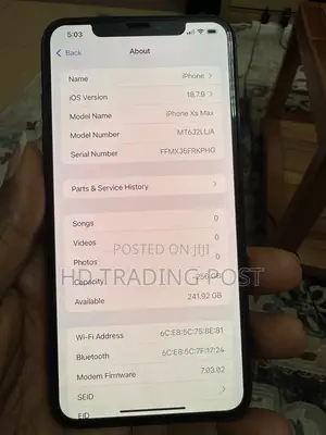 Apple iPhone XS Max 256 GB Black