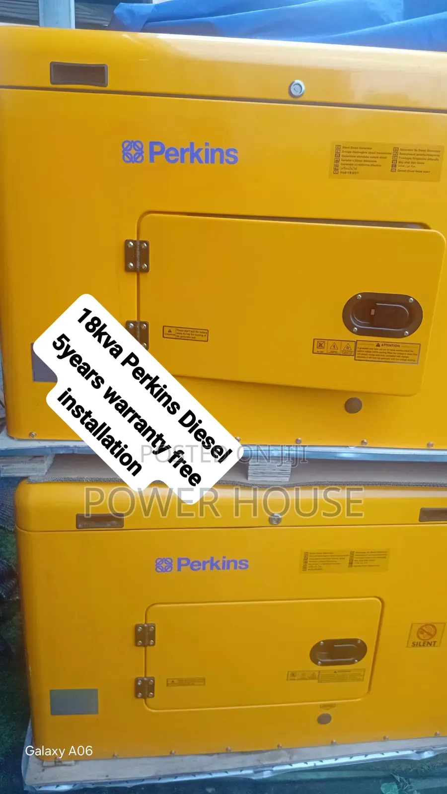 Perkins 18kVA Silent Diesel Generator – Heavy-Duty Power Beast