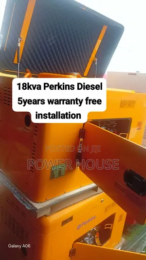 Perkins 18kVA Silent Generator – Stable Power, Maximum Value