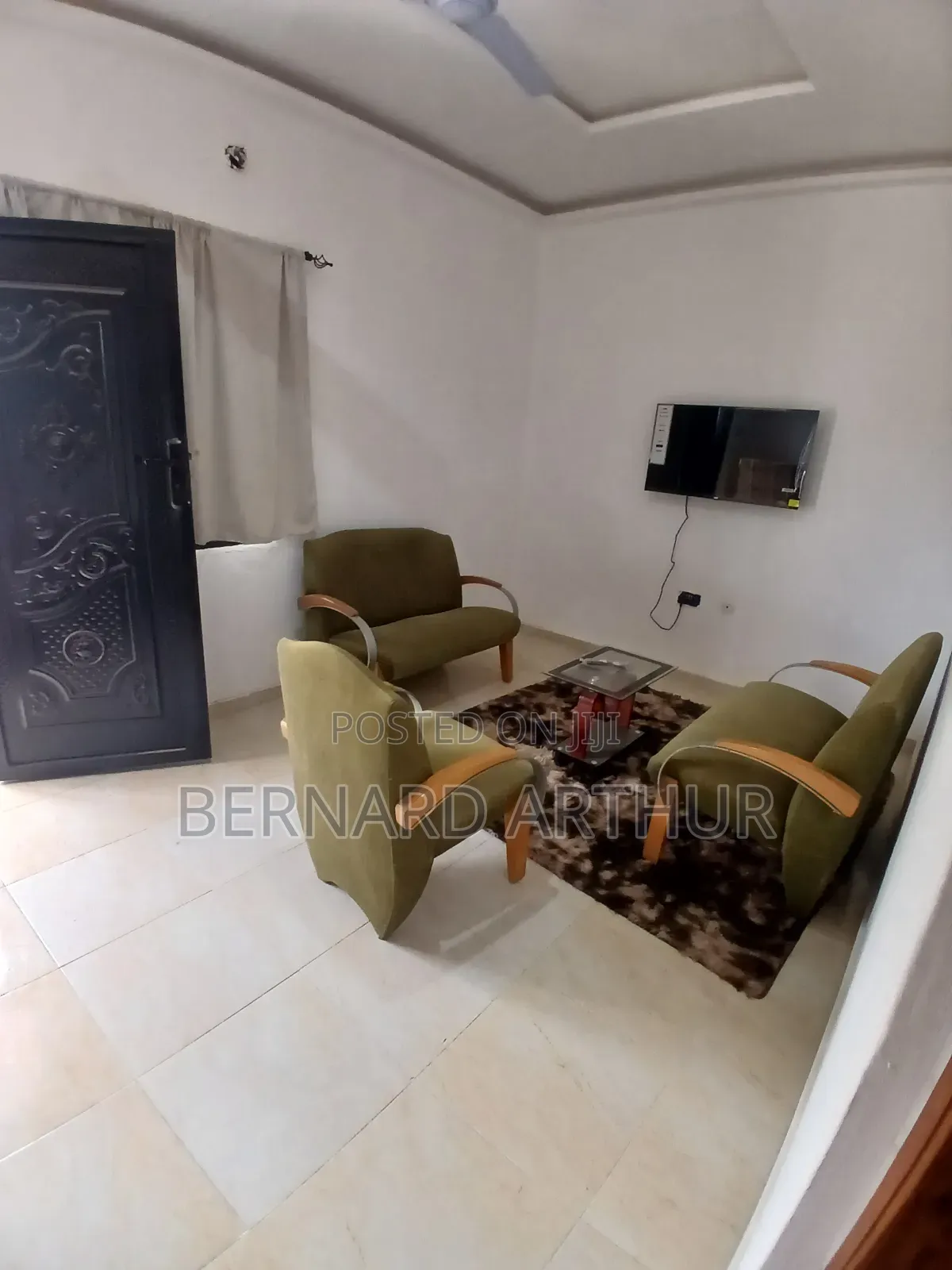 Furnished 1bdrm Room & Parlour in Bernard Agency, Amasaman for rent