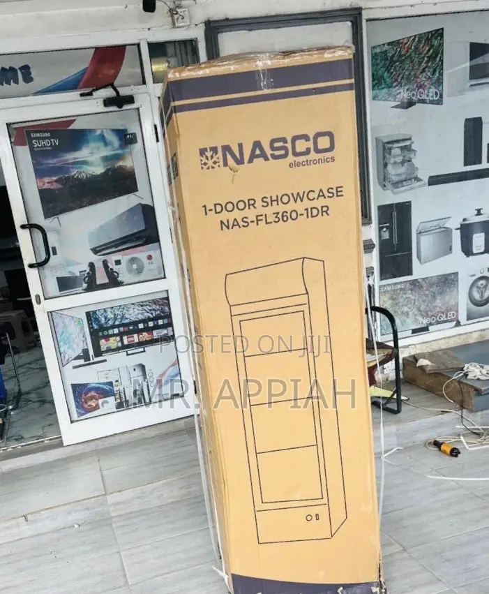 Latest and Unique Nasco 298L Glass Door Display Fridge(NAS-Fl360-1dr)
