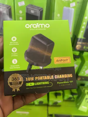 Oraimo 10W iPhone Lightning Charger With Fast Charging Cable