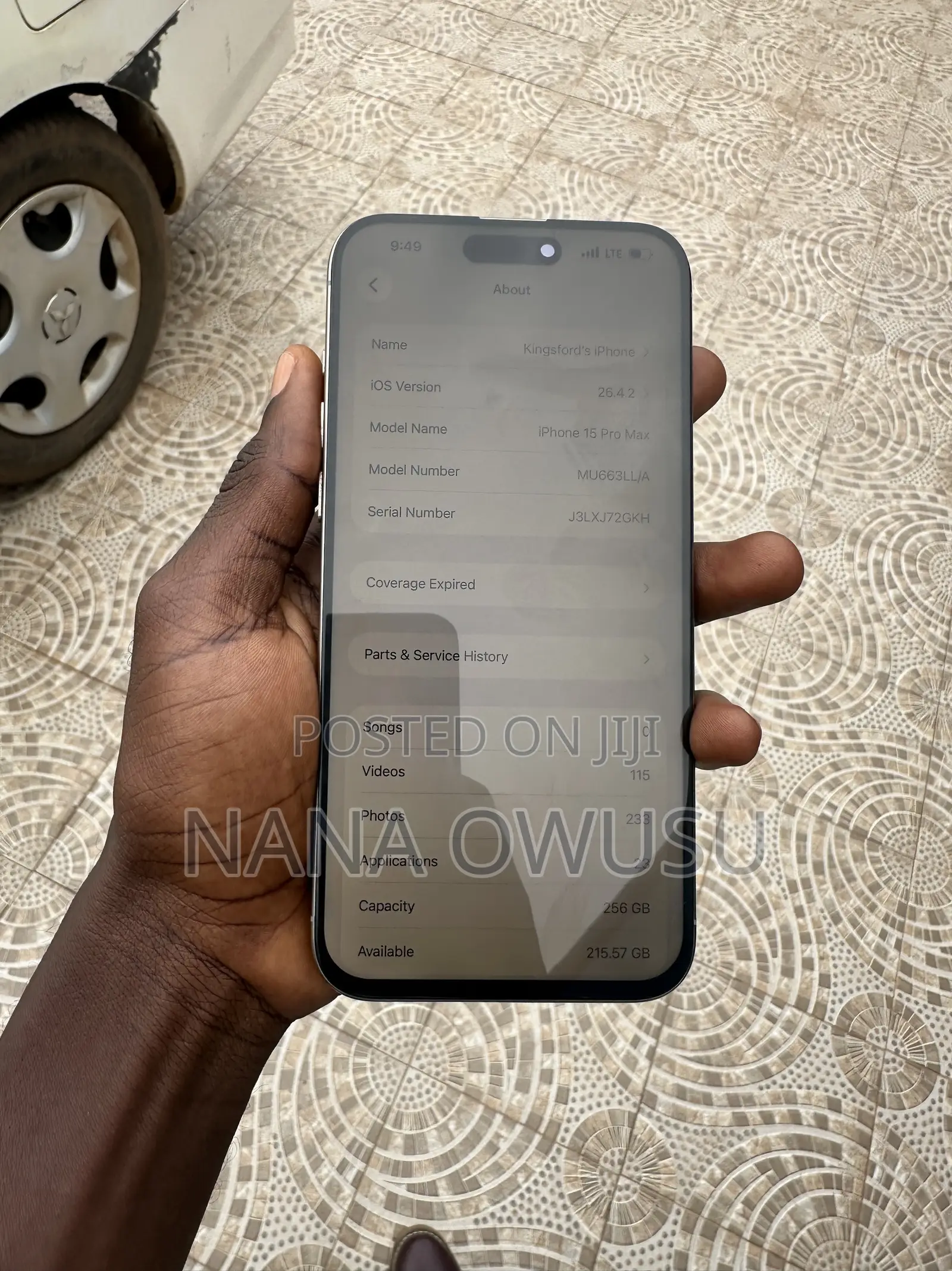 Apple iPhone 15 Pro Max 256 GB Silver