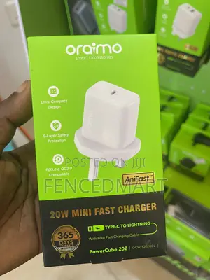 Oraimo 20W Mini Fast Charger Type-C to Lightning – PowerCube 202
