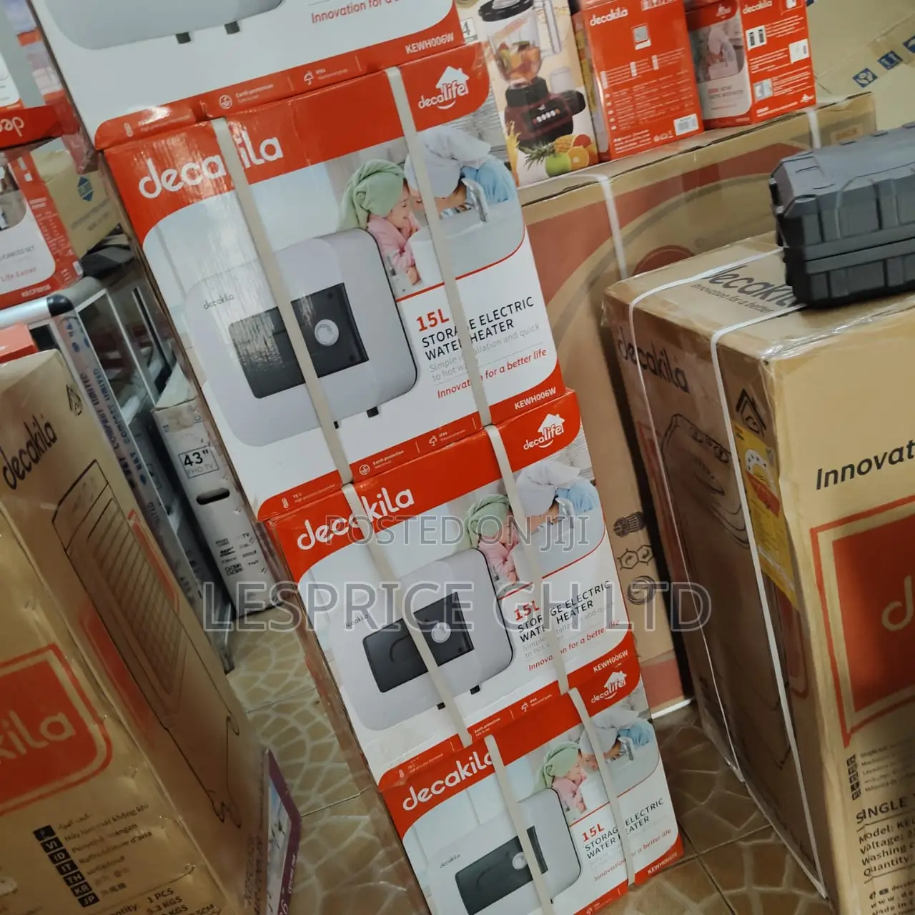 Hugely Discounted 15L Storage 1500W Electric Heater From Decakila