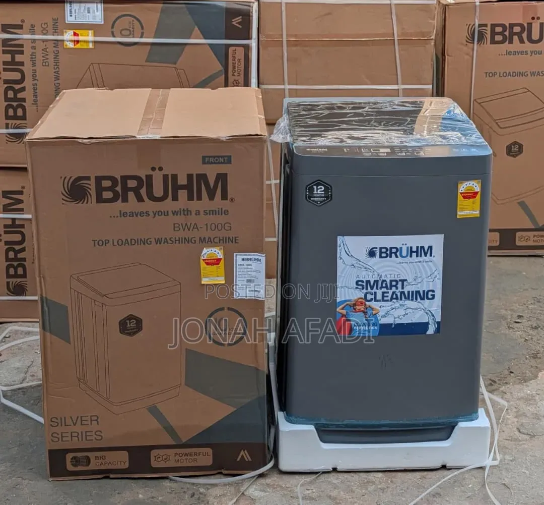 Bruhm 10kg Washing Machine Top Load Full Automatic Bwa-100g